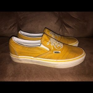 slip on vans with fake laces